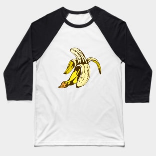 illustration of half peeled banana Baseball T-Shirt